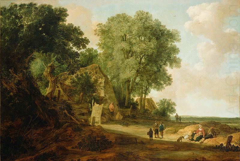 Jan van Goyen Landscape with Cottage and Figures china oil painting image